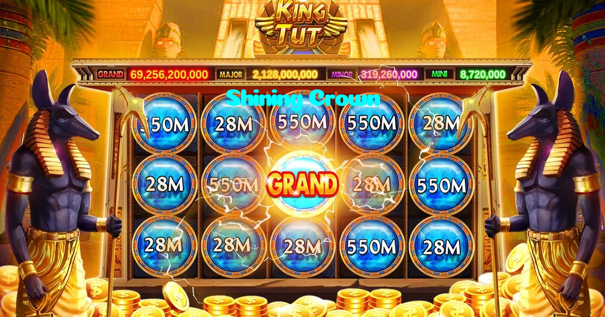 Shining Crown casino presented on mobile device in Pakistan with slots and live games